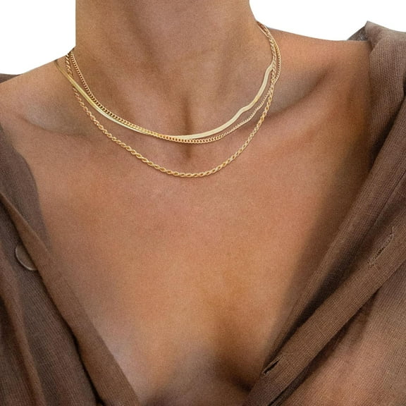 Women's Necklaces Women'S Jewelry Necklace For Women Gold Necklace Gold Plated Gold Chain Choker Necklaces Layered Necklaces