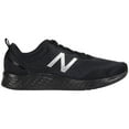 thumbnail image 1 of Women's New Balance Fresh Foam Arishi v3 Running Sneaker Black/Orca/Silver Metallic 7 B, 1 of 6