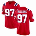 thumbnail image 1 of Women's New England Williams 97 Red Stitched T-Shirts Sports Player Game Top, X-Large, 1 of 1