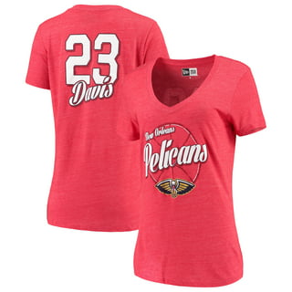 Women's G-III 4Her by Carl Banks White New Orleans Pelicans Basketball Love Fitted T-Shirt Size: Extra Large