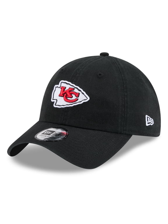 Women's New Era Black Kansas City Chiefs Throwback Casual Classic Adjustable Hat