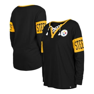 Authentic NFL Apparel Women's Pittsburgh Steelers Raglan T-Shirt