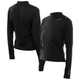 thumbnail image 1 of Women's New Era  Black WNBA Glam Game Mock Neck Long-Sleeve T-Shirt, 1 of 5