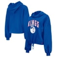 thumbnail image 1 of Women's New Era Blue Sacramento Kings 2024/25 City Edition Cropped Pullover Hoodie, 1 of 5