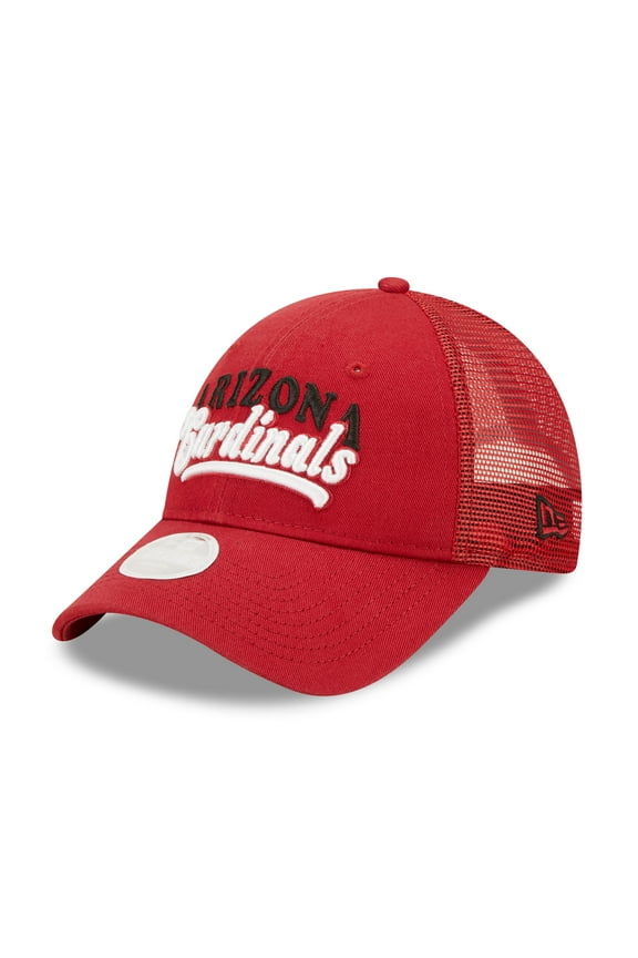Women's New Era Cardinal Arizona Cardinals Team Trucker 9FORTY Snapback Hat