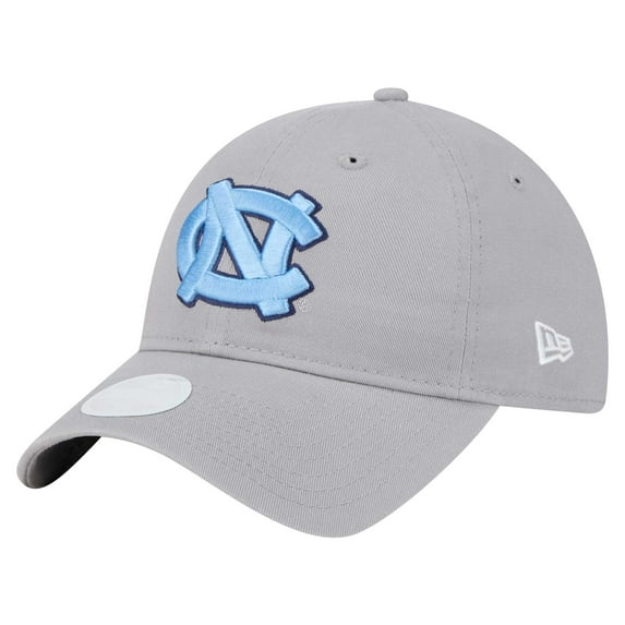 Women's New Era Gray North Carolina Tar Heels Logo 9TWENTY Adjustable Hat