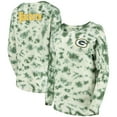 thumbnail image 1 of Women's New Era Green Green Bay Packers Tie-Dye Long Sleeve T-Shirt, 1 of 3