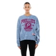 thumbnail image 1 of Women's New Era  Light Blue Philadelphia Phillies Throwback Oversized Boxy Sweatshirt, 1 of 4