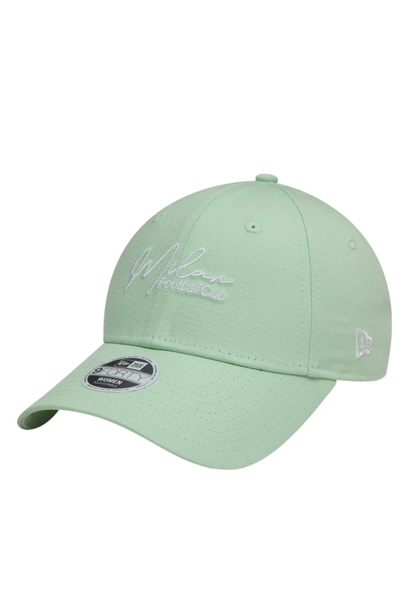 Women's New Era Light Green AC Milan Script 9FORTY Adjustable Hat