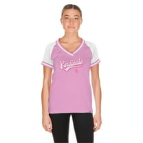 Women's New Era Light Pink St. Louis Cardinals Gameday V-Neck T-Shirt