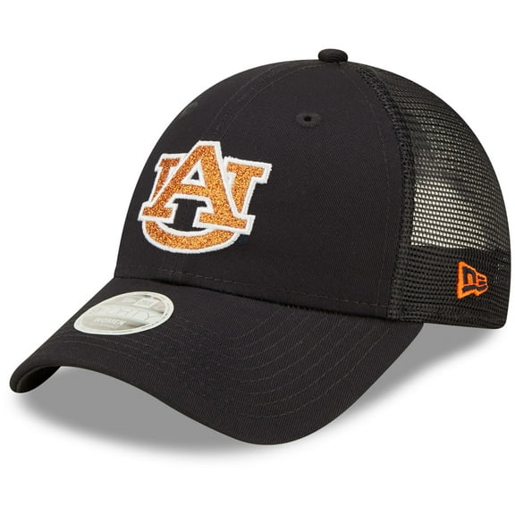 Women's New Era Navy Auburn Tigers 9FORTY-Logo Spark Trucker Snapback Hat