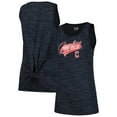 thumbnail image 1 of Women's New Era Navy Cleveland Guardians Space-Dye Active Tank Top, 1 of 3