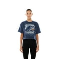 thumbnail image 1 of Women's New Era Navy Dallas Cowboys Cropped Boxy Sport Classics Mineral Wash T-Shirt, 1 of 2
