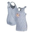 thumbnail image 1 of Women's New Era Navy Houston Astros Space Dye Keyhole Back Tank Top, 1 of 5