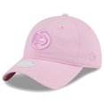 thumbnail image 1 of Women's New Era Pink Atlanta Hawks Colorpack Tonal 9TWENTY Adjustable Hat, 1 of 6