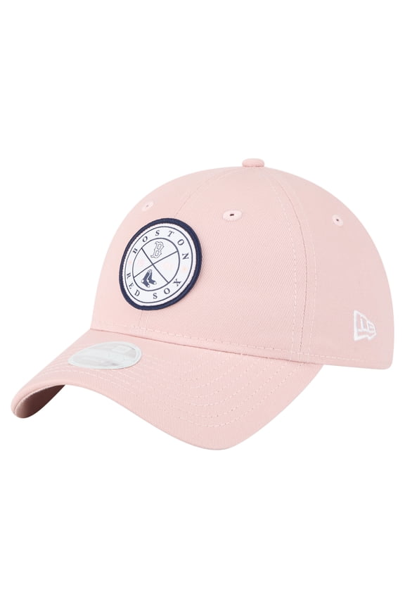 Women's New Era Pink Boston Red Sox Bloom 9TWENTY Adjustable Hat