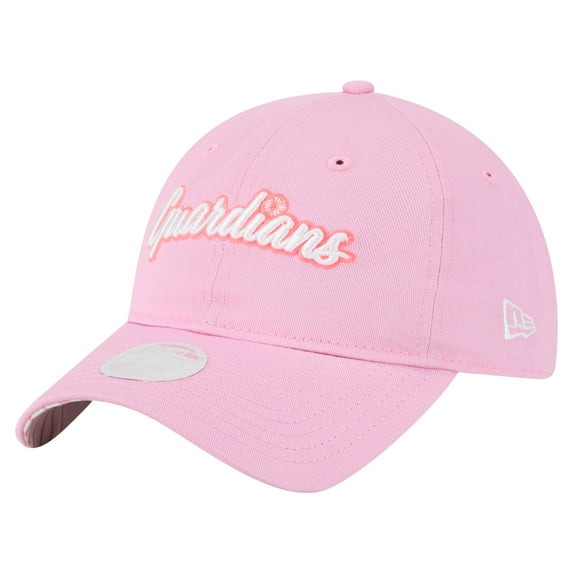 Women's New Era Pink Cleveland Guardians Mother's Day 9TWENTY Adjustable Hat