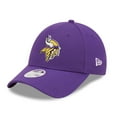 thumbnail image 1 of Women's New Era Purple Minnesota Vikings Simple 9FORTY Adjustable Hat, 1 of 6