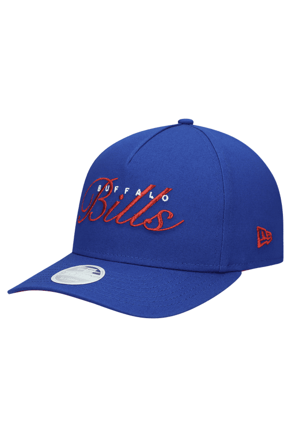 Women's New Era  Royal Buffalo Bills  Metallic 9FORTY M-Crown A-Frame Adjustable Hat