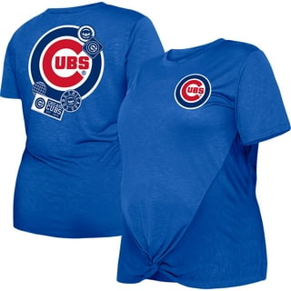 Chicago Cubs Shirt Women's XL Navy Blue Logo MLB Baseball Ladies ~ EUC