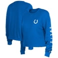 thumbnail image 1 of Women's New Era  Royal Indianapolis Colts Sport Night Thermal Long Sleeve T-Shirt, 1 of 3