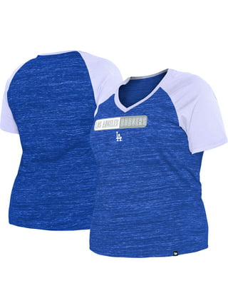 Profile Men's Royal, Light Blue Los Angeles Dodgers Big and Tall Solid  V-Neck T-shirt