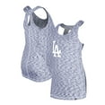 thumbnail image 1 of Women's New Era Royal Los Angeles Dodgers Space Dye Keyhole Back Tank Top, 1 of 5