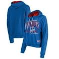 thumbnail image 1 of Women's New Era Royal New England Patriots Throwback Boxy Pullover Hoodie, 1 of 5