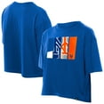 thumbnail image 1 of Women's New Era Royal New York Mets Boxy Foil Logo T-Shirt, 1 of 5