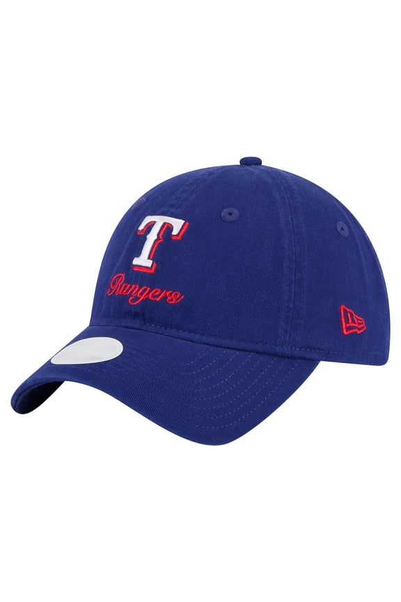 Women's-New Era  Royal Texas Rangers Preppy Team 9TWENTY Adjustable Hat