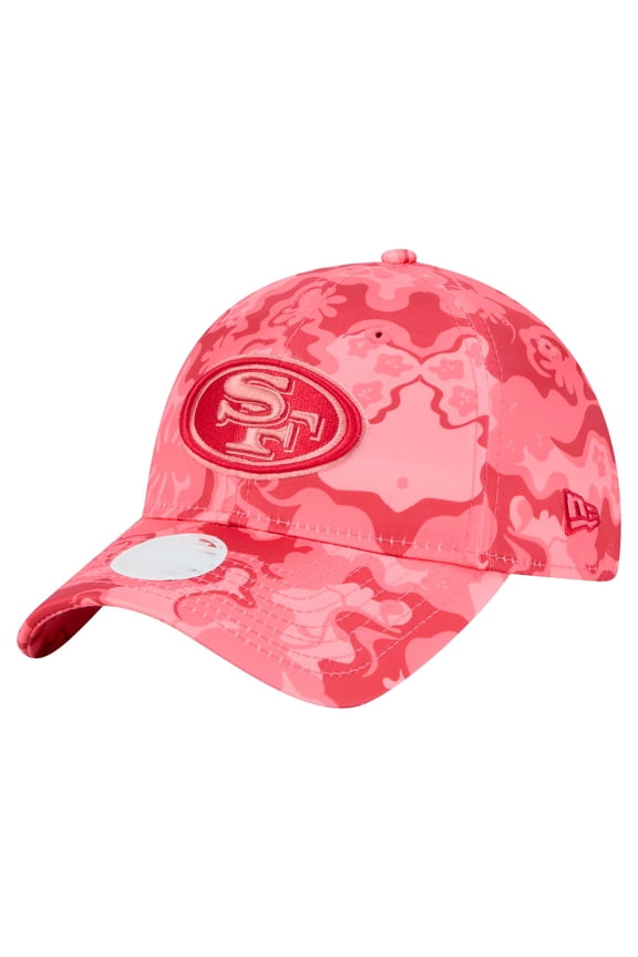 Women's New Era Scarlet San Francisco 49ers Trippy 9TWENTY Adjustable Hat