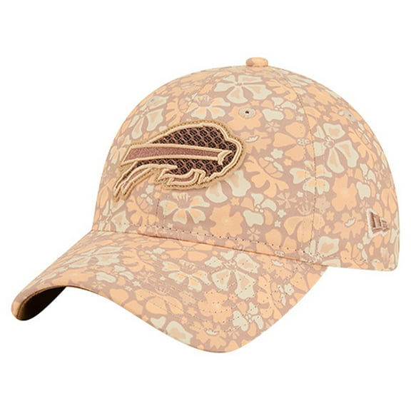 Women's New Era Tan Buffalo Bills Floral 9TWENTY Adjustable Hat