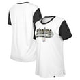 thumbnail image 1 of Women's New Era White/Black Pittsburgh Steelers 3rd Down T-Shirt, 1 of 4