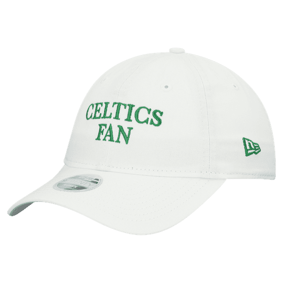 Women's New Era White Boston Celtics Team Fan 9TWENTY Adjustable Hat