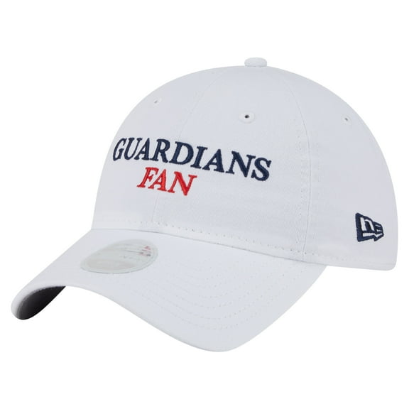 Women's New Era White Cleveland Guardians Team Fan 9TWENTY Adjustable Hat