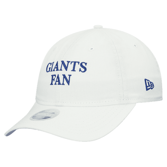 Women's New Era White New York Giants Team Fan 9TWENTY Adjustable Hat
