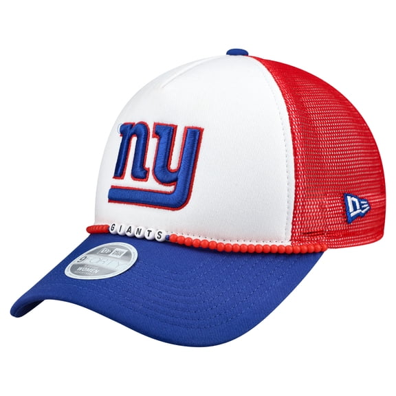 Women's New Era White/Royal New York Giants Friendship Bracelet 9FORTY Adjustable Hat