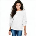thumbnail image 1 of Women's New Fashion Loose Dolman Sleeve Knitted Sweater, 1 of 1