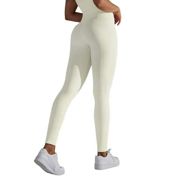 Women's New Knitted Seamless High Waist Yoga Pants - Scrunch Lift, Sweat-Wicking Fabric - Opaque Leggings for Gym/Yoga