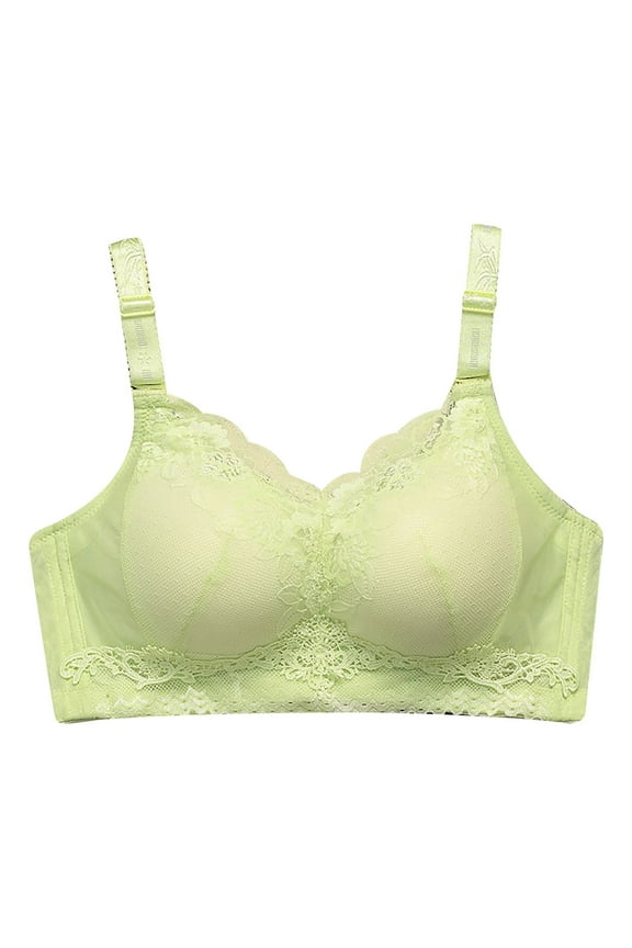 Women's New No Wire Lace Push Up Bra Sexy, Comfortable Sides, Good Support, Low Cut Neckline