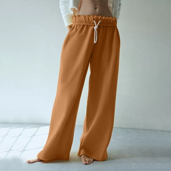 Women's New Open Straight Leg Casual Sports Pants plus Size Dress Pants for Women Business Casual Trouser Pants for Women Drawstring Waist Pants for Women 3x Legging plus All plus Size High Waist