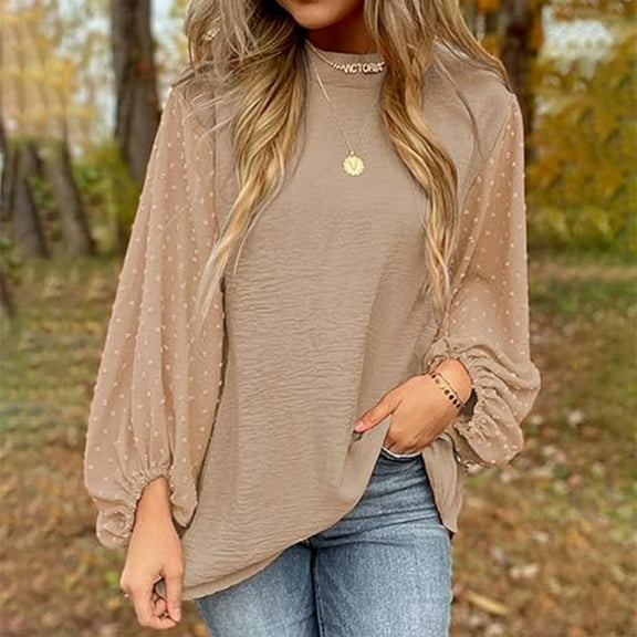 Women's New Printed Sleeve Color Matching Top Womens Oversized Tee Exercise Tops Large Shirt for Women Layering Tee Long Sleeve Women Womens Short Sleeve Athletic Tops Short Sleeve Womens Swim Shirt