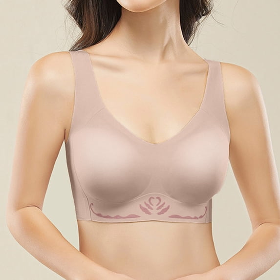 Women's New Steel Ring Large Size Underwear Mom's Side Bra Compression Bra Tan Bra Women Sports Bra Pack Workout Sports Bras Sports Bra Pack for Women Women's Wireless Bras Woman Sports Bar Women Bra