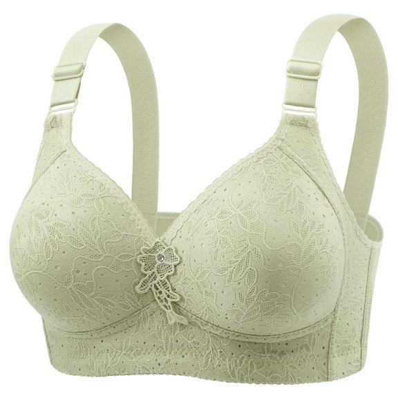 Women's New Underwear Thin Soft And Comfortable Sag No Underwire Retraction Full Cup Bra Underwire Bras for Women Super Bra Light Sports Bras for Women Woman's Bra Bandeau Sports Bras for Women Milk