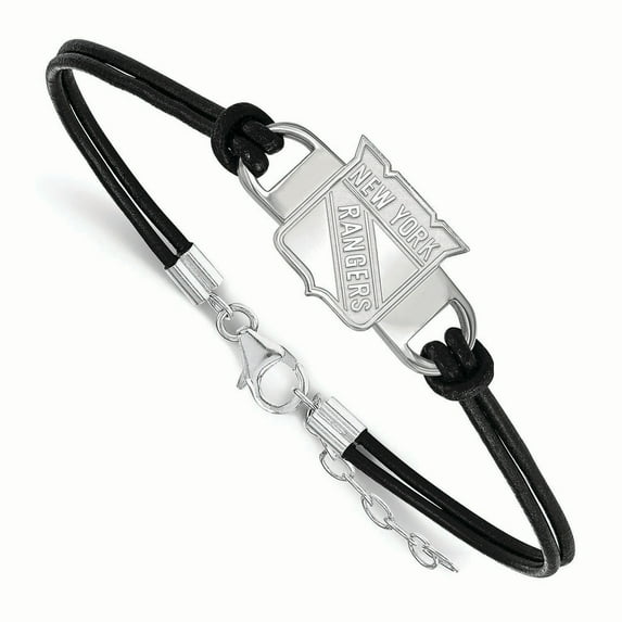 Women's New York Rangers Leather Bracelet