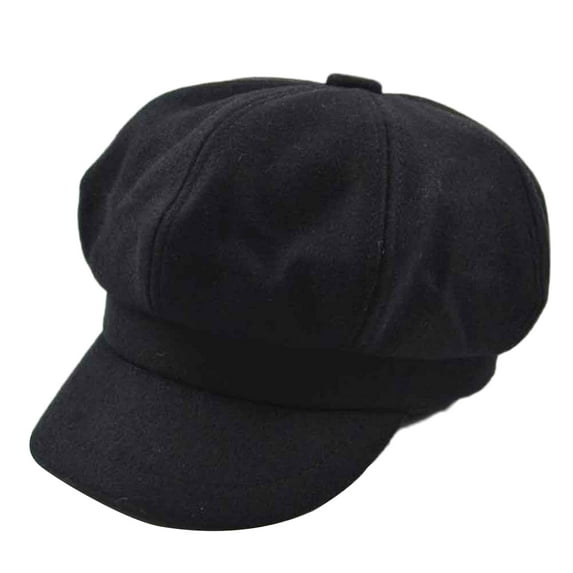 Women's Newsboy Hats Fall Wool Cabbie Beret Tweed Girls Paperboy Cap