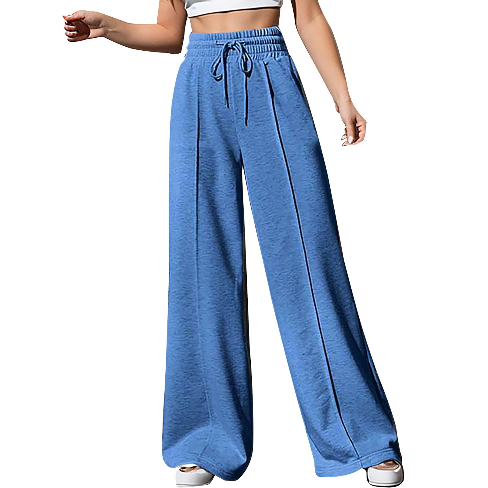 Women's Leisure Sports Street Hop Party Shiny Colorful Pants