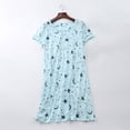 thumbnail image 1 of Women’s Nightgowns JIANLAI Woven Cotton Round-Neck Pajamas, Women’s Plus-Size Clothing Soft Material Quick-Drying Fabric Casual Pajamas, Cute Cartoon Homewear Knitted Cotton S-XL, 1 of 3