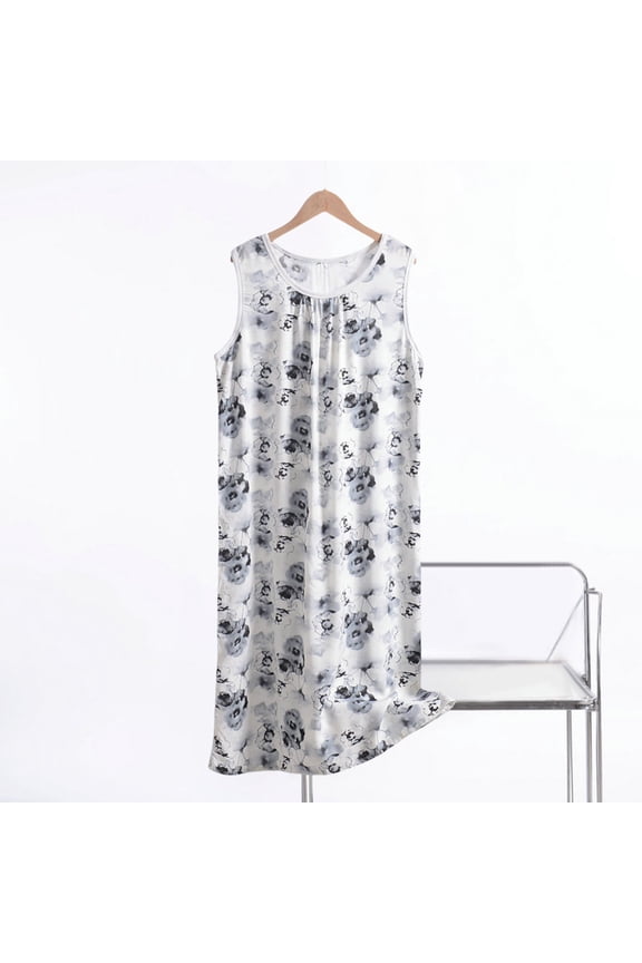 Women's Nightgowns & Sleepshirts Plus Size Sleep Shirt - Floral Print Night Dress For Women,Pink Women Nightgowns & Sleepshirts 2XL