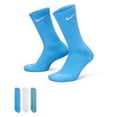 thumbnail image 1 of Women's Nike 3-Pack Everyday Plus Cushioned Training Crew Socks Color: University Blue Size: N/A, 1 of 4